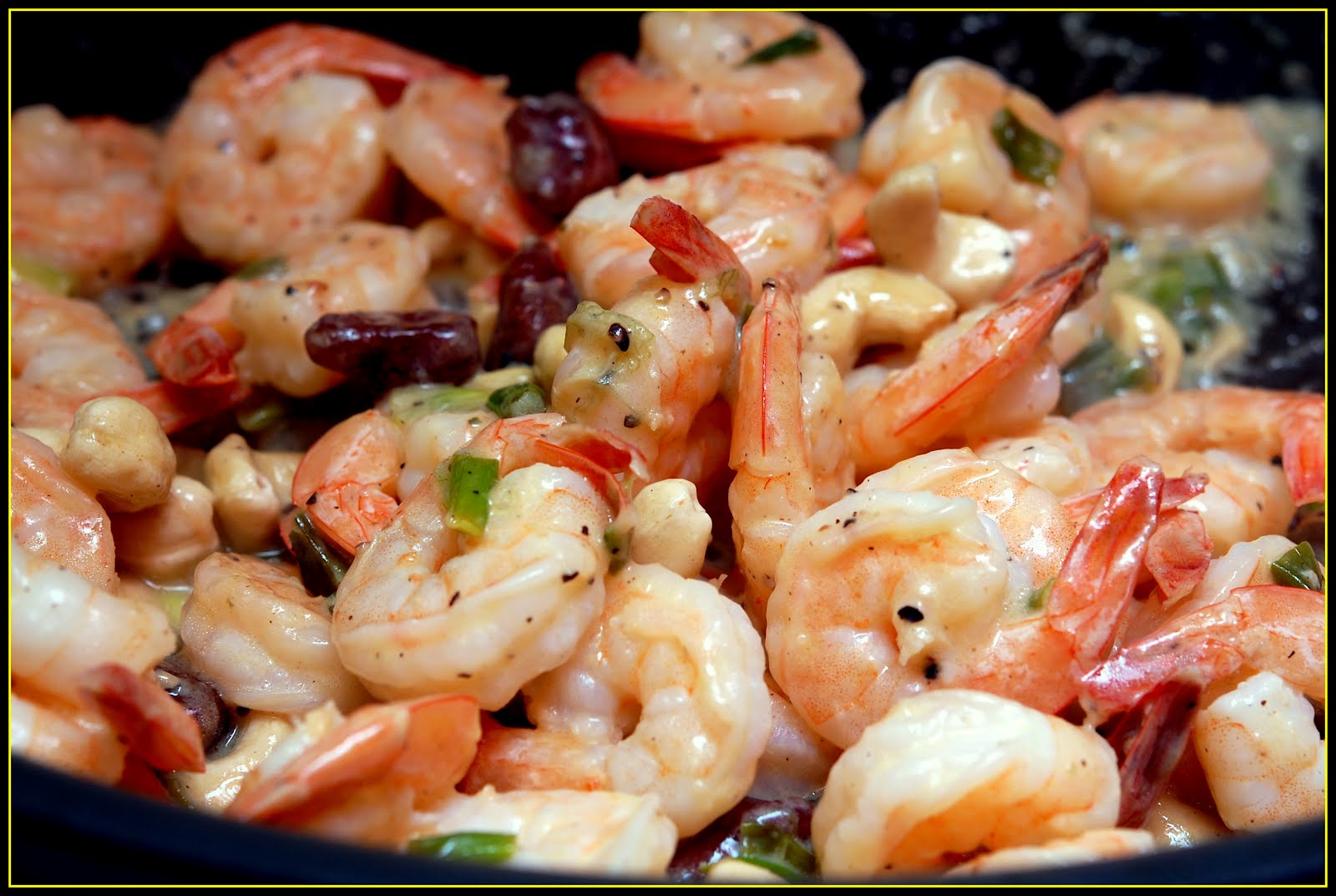 SHRIMP WITH SCALLION CREAM SAUCE Hugs and Cookies XOXO