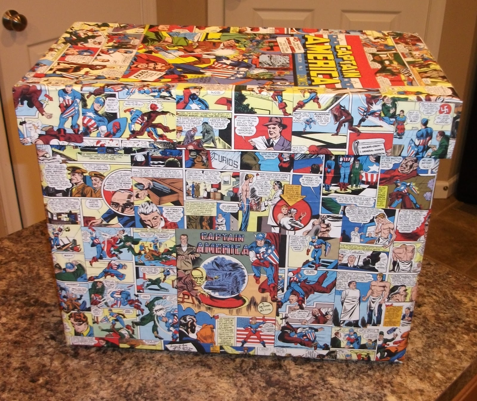 Kracalactaka Creations Comic Decoupage Blog Captain America 1 CGC