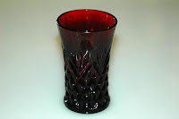 Royal Ruby Pineapple Glass