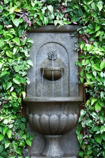 create a meditation space at home with a water feature