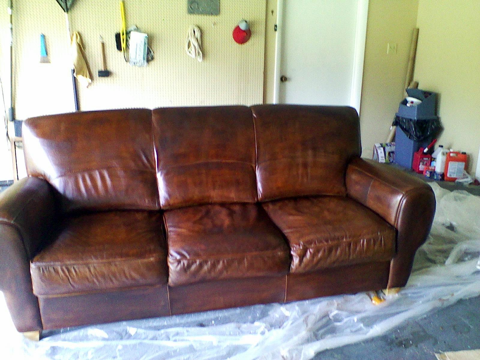 Weeds How To Dye Or Stain Leather Furniture