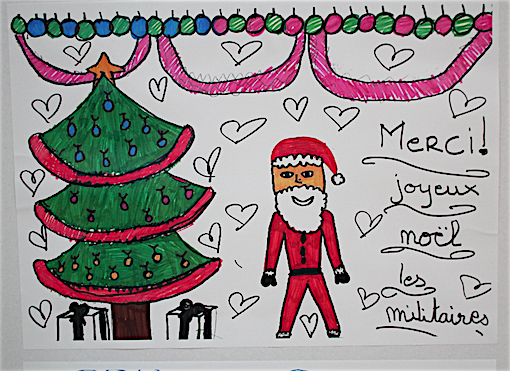 Nicole Bertin Infos: Les Gonds : 500 dessins de Noël pour nos soldats