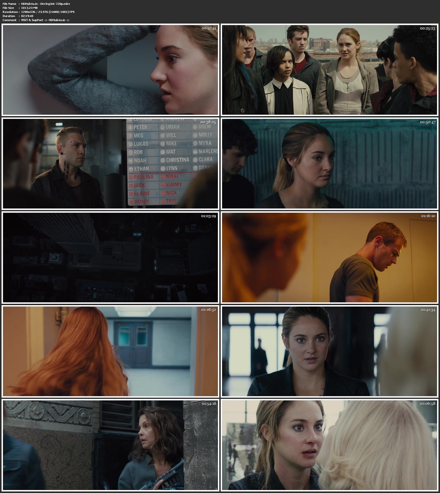 Divergent 2014 Hindi Dual Audio 720p BluRay 999Mb Download