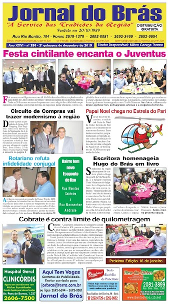 Destaques da Ed. 286 - Jornal do Brás