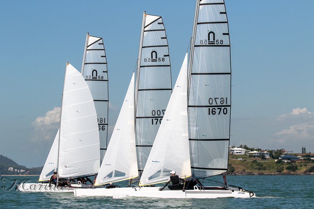 Sailing at the Port Curtis Sailing Club, Gladstone, Queensland May Day