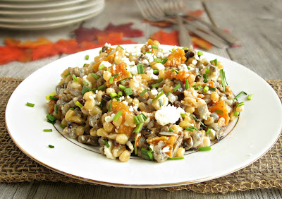 Wheatberry, Wild Rice and Butternut Squash Salad