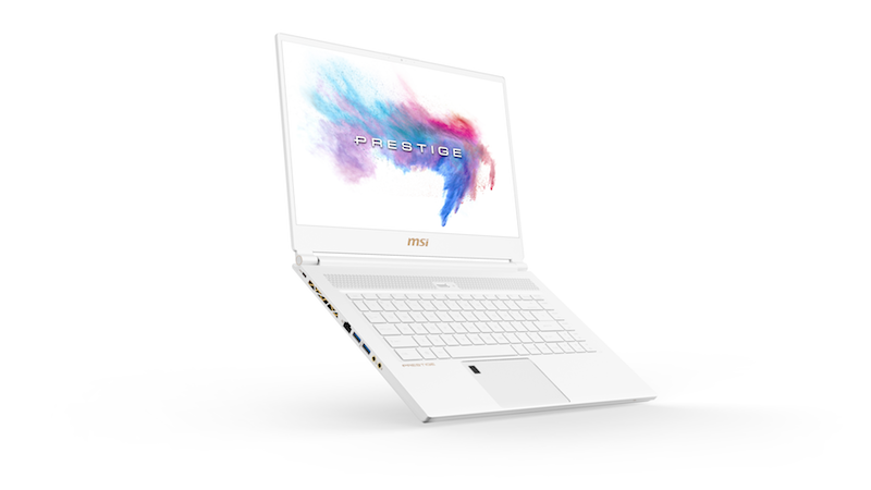 MSI P65 Creator in White MSI P65 Creator in White