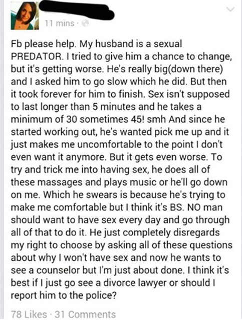 sex addict husband
