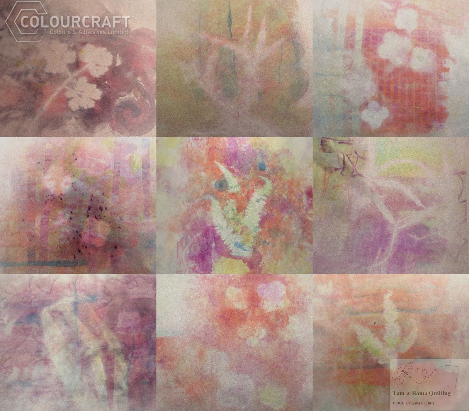 ColourCraft: Printing and overprinting with Transfer Dyes and Leaves