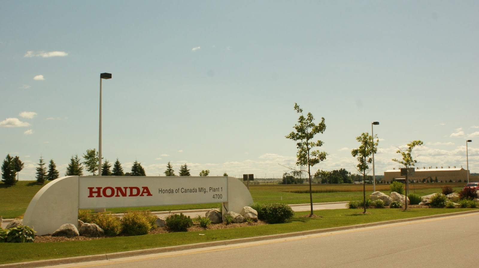Honda plant in alliston on #2