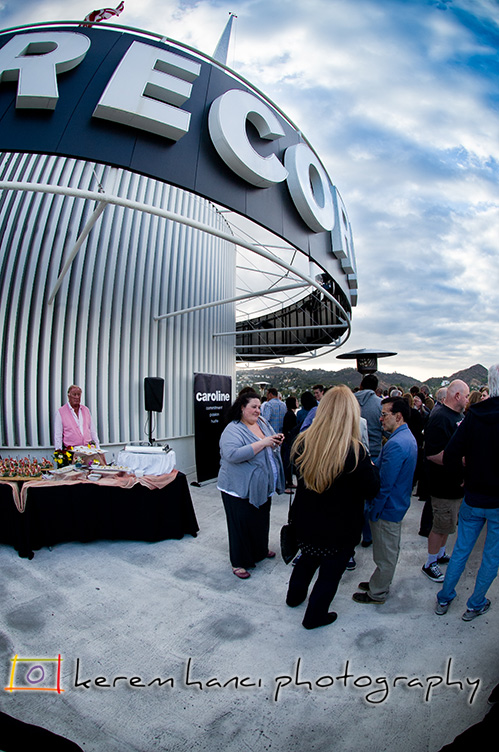Caroline Music's NARM Party on top of Capitol Records Building