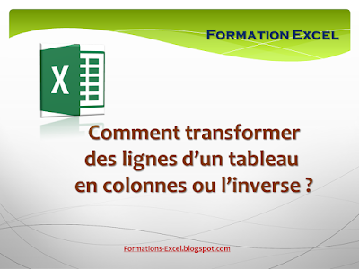 comment transformer des lignes d’un tableau en colonnes ou l’inverse