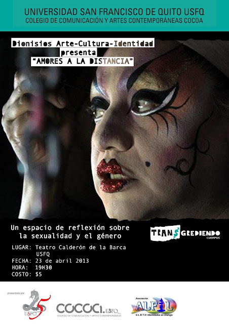 Obra "Amores a la distancia", 23 de abril, 19h30, Teatro Calderón de la Barca.