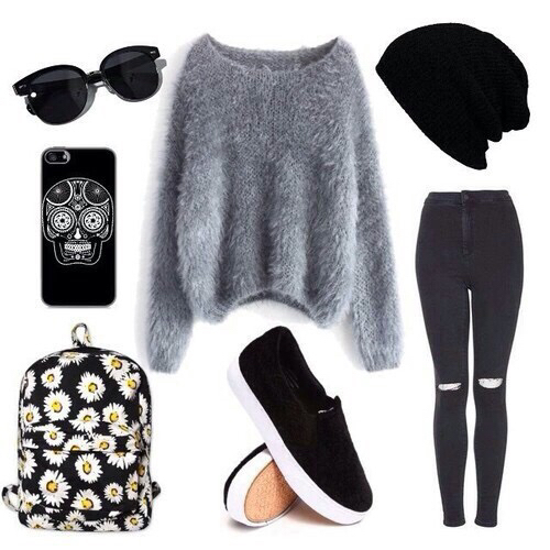 outfit invernali per la scuola