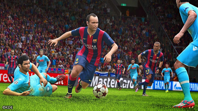 تحميل لعبة بيس 2015 كاملة للكمبيوتر 2015 PRO EVOLUTION SOCCER