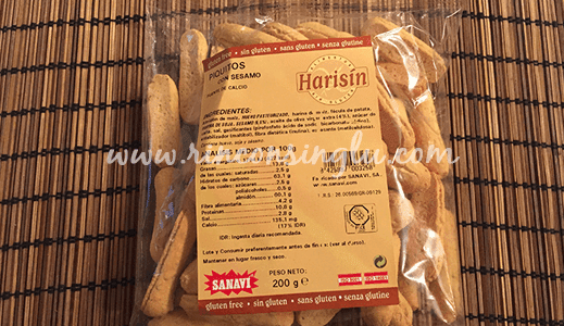 BoxFree Celicity Enero picos harisin sin gluten