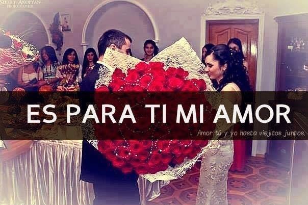 Imágenes de parejas enamoradas con frases de amor