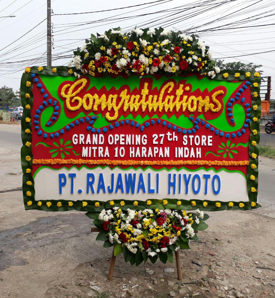 karangan bunga ucapan selamat bekasi kayyisa florist toko