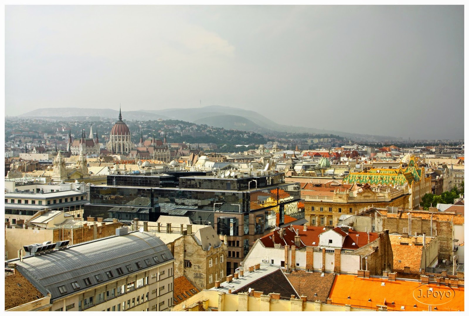 Vistas de Budapest desde la basílica de San Esteban