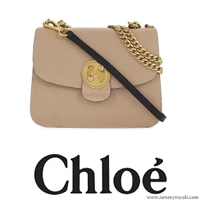 Queen Rania carried CHLOE Mily medium leather shoulder bag