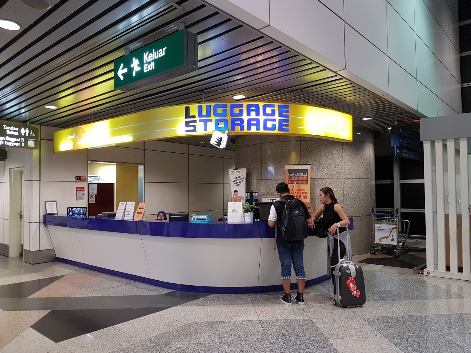 KL Holiday Luggage storage at KLIA airport