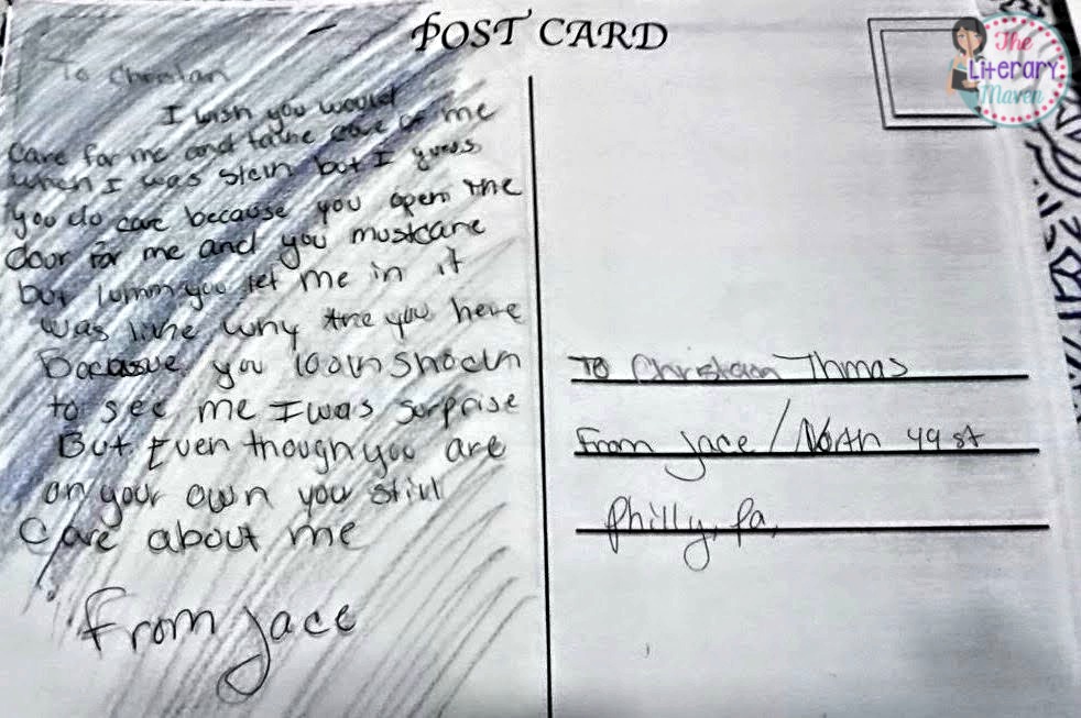 Literary Postcards Writing From A Character S Point Of View