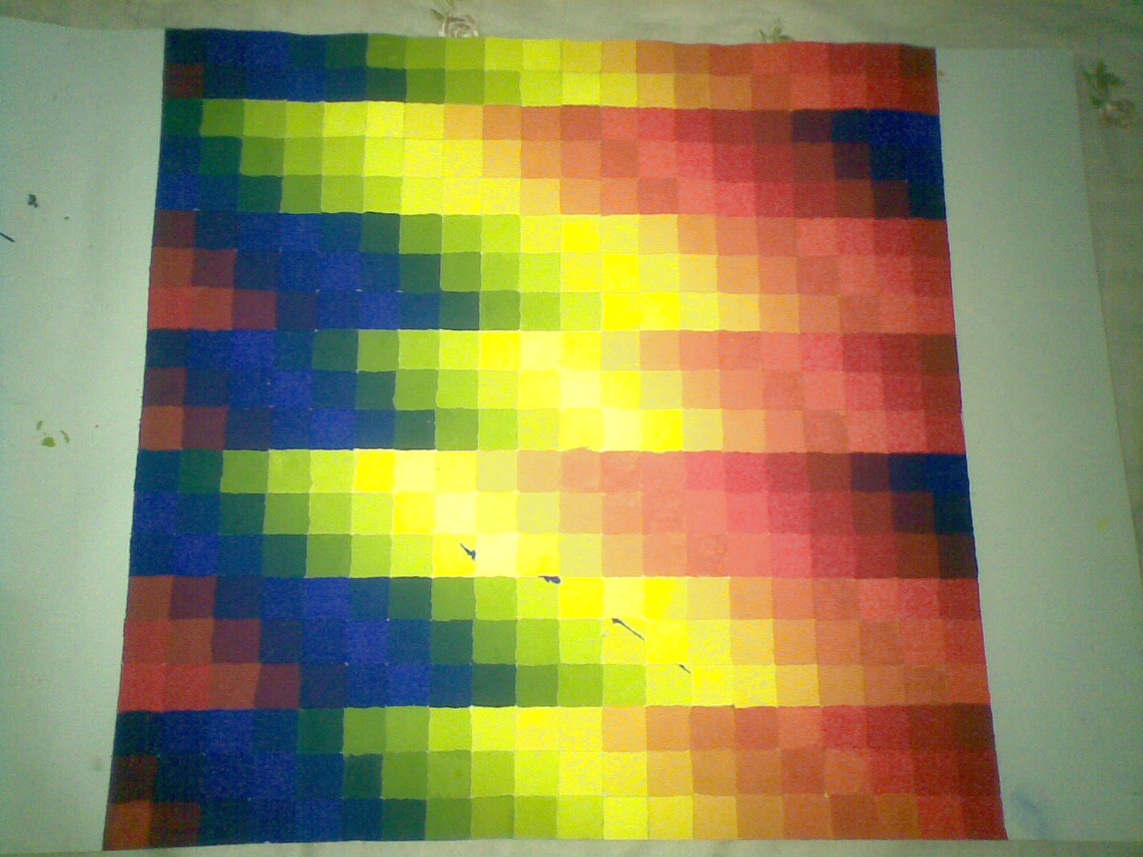 Karya Gradasi Warna (Nirmana