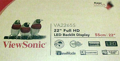 ViewSonic VA2265S 22" Full HD