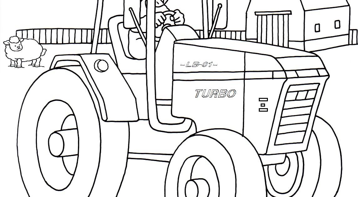 Traktor Ausmalbilder Fahrzeuge / Traktoren gibt es in den