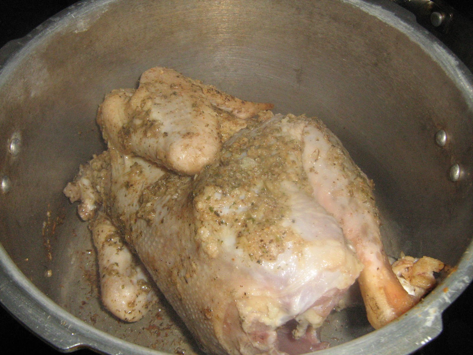 LAM BASSA'A: POULE COCOTTE MINUTE AUX LEGUMES..... HEN/ BOILED CHICKEN