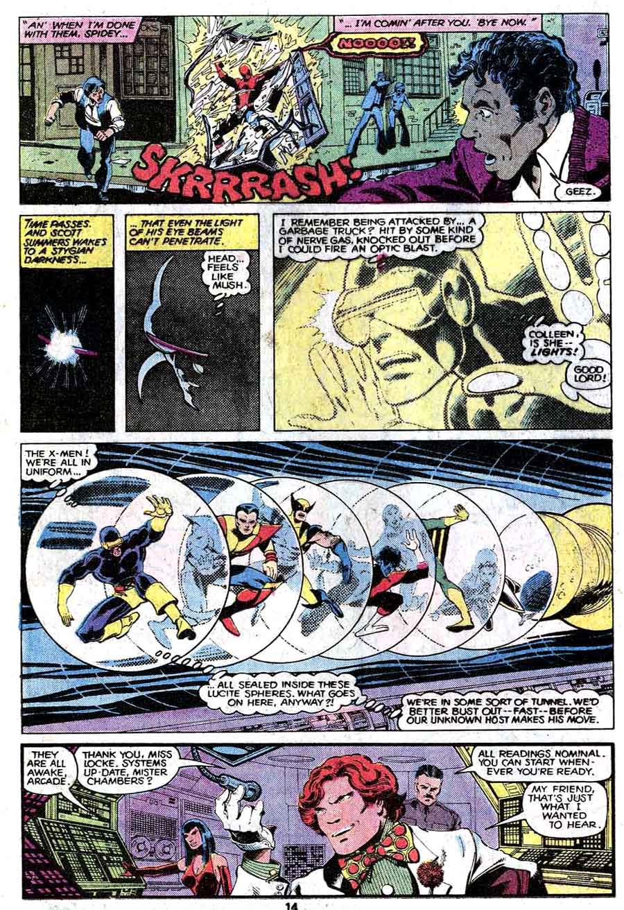 X-men v1 #123 marvel comic book page art by John Byrne