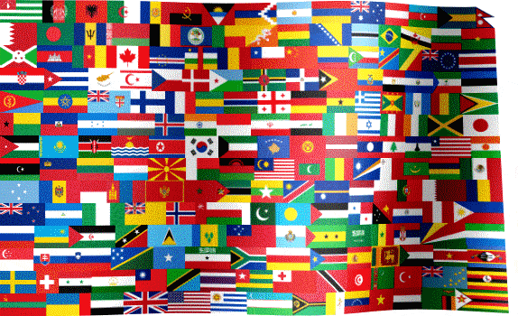 Разные флаги. Флаги всех народов. Мир из флагов. Фон с флагами разных стран.
