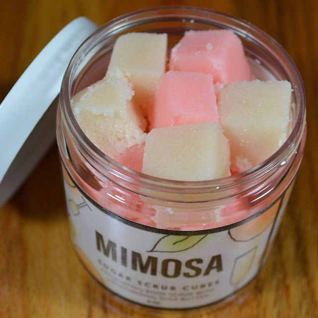 Leeloo Soap Sugar Scrub Cubes Mimosa