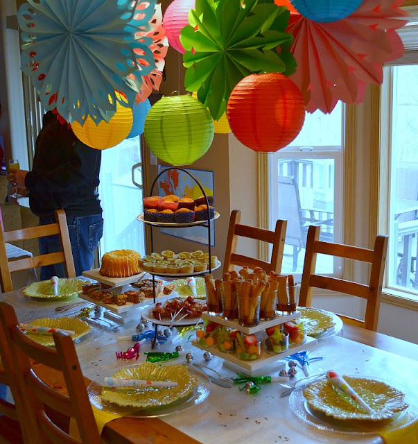 Toast In The New Year Brunch main table