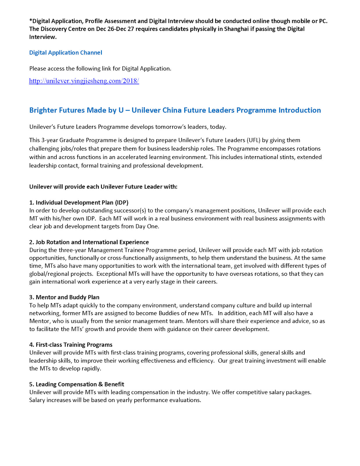 Purdue Ie Undergrad News And Notes Unilever China Uflp Recruitment