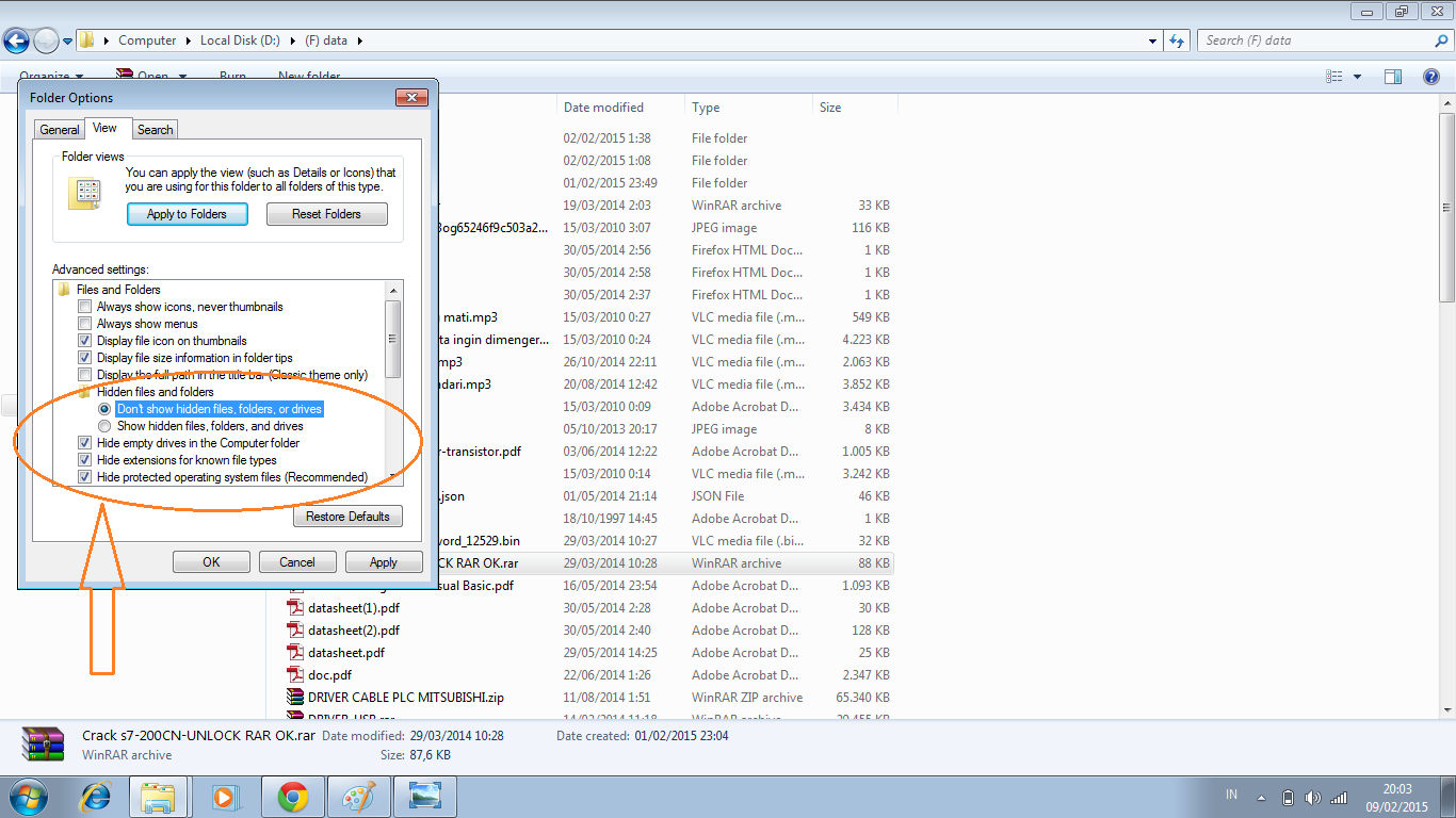 User data folder