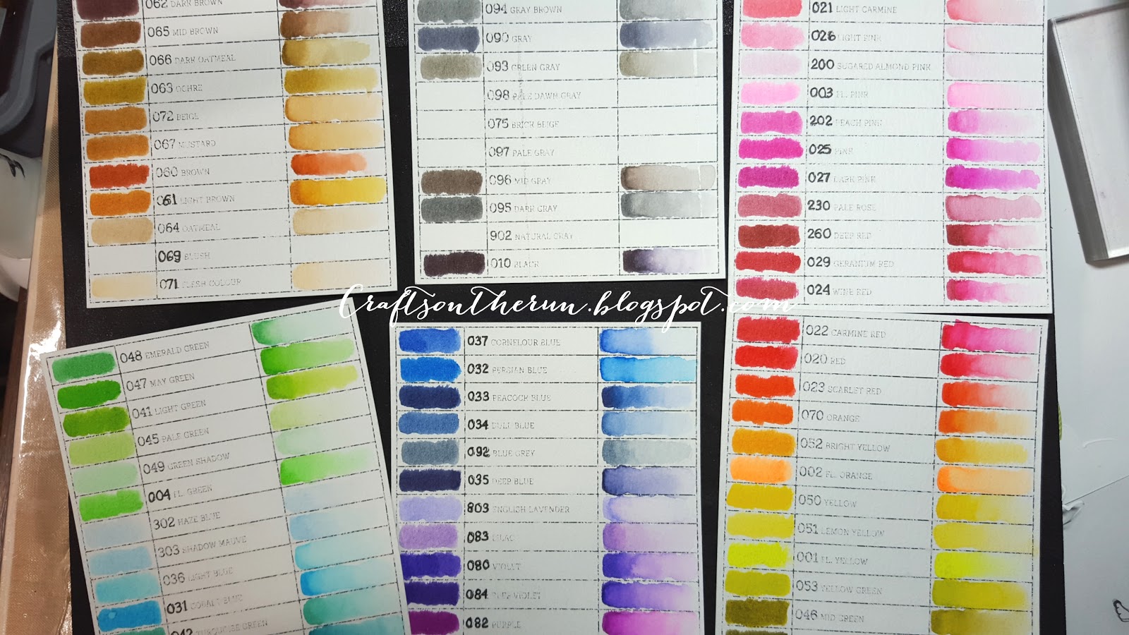 Zig Real Brush Color Chart