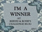 Rhedd and Rosie Texture Challenge Winner May 2014