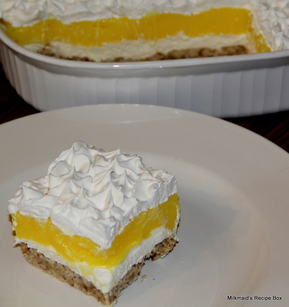 Milkmaid's Recipe Box: "Creamy/Dreamy" Lemon Dessert