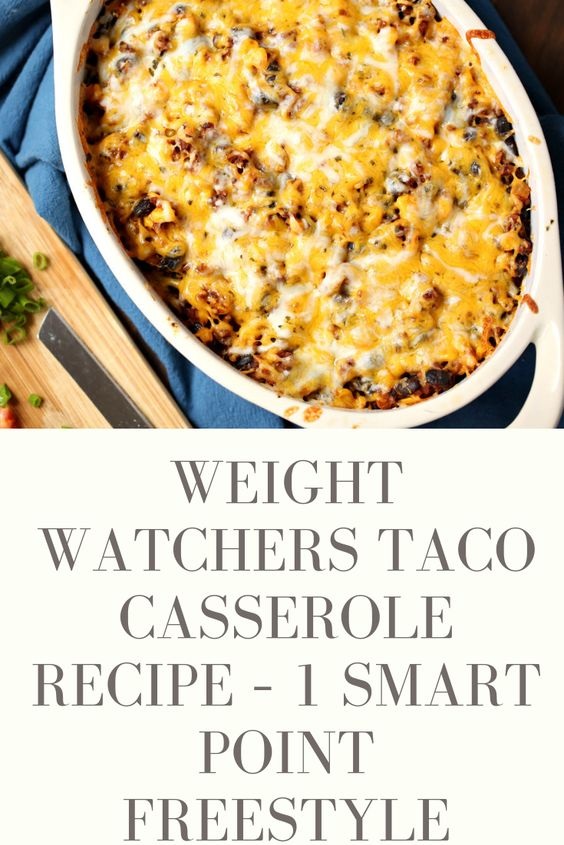 Weight Watchers Taco Casserole Recipe