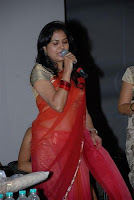 Singer Sunitha transparent saree still