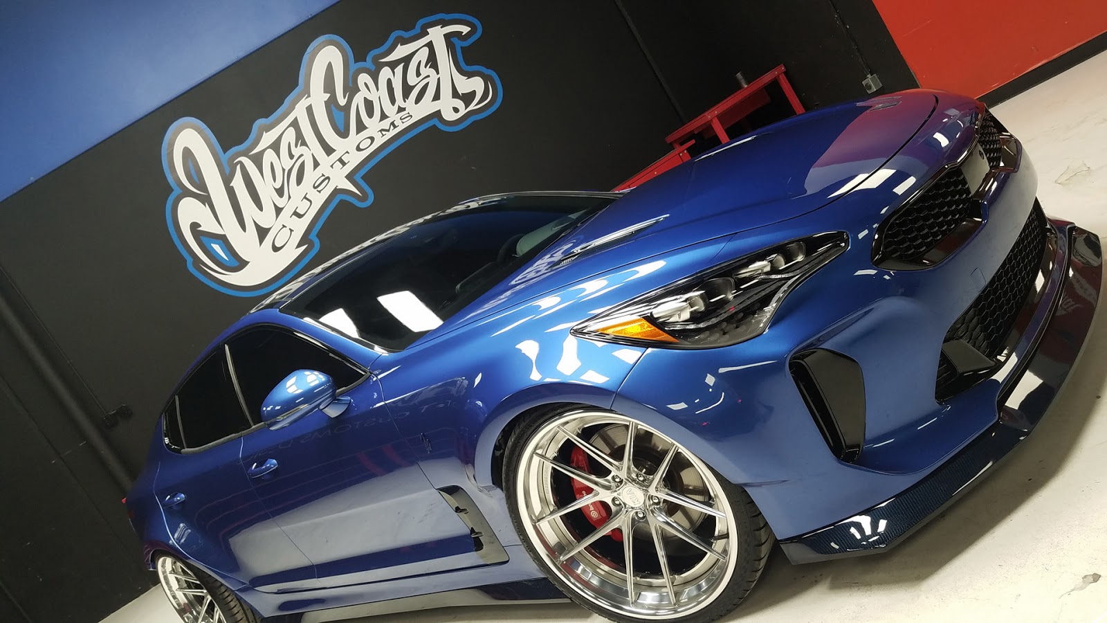 Cars Tuning Music: KIA Stinger GT Wide Body by West Coast Customs