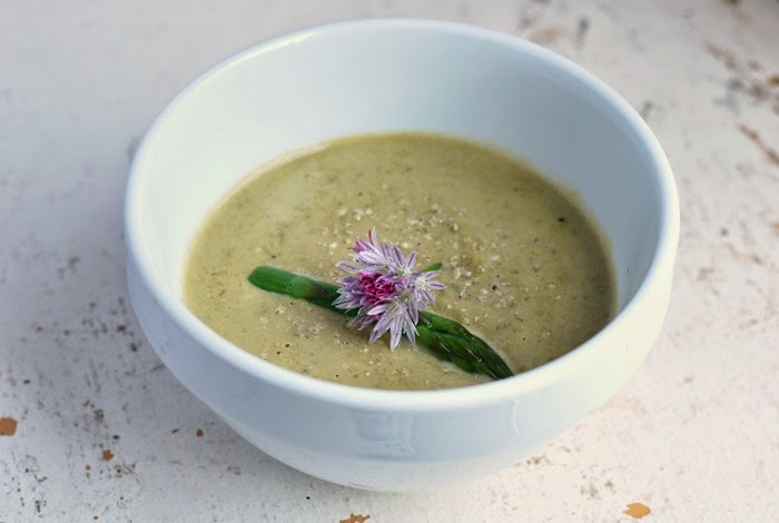 Cream of Asparagus Soup by Elizabeth Stark via Brooklyn Supper