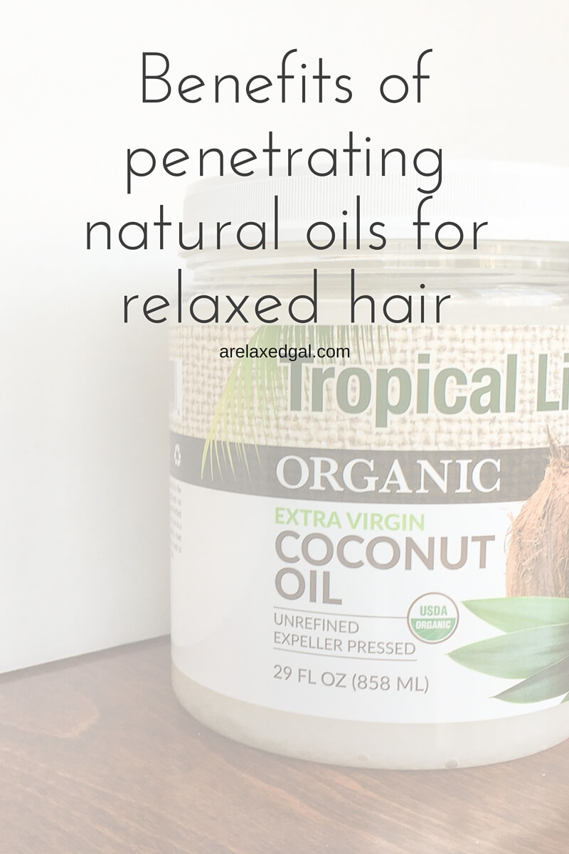 Benefits of Natural Oils for Relaxed Hair Infographic A