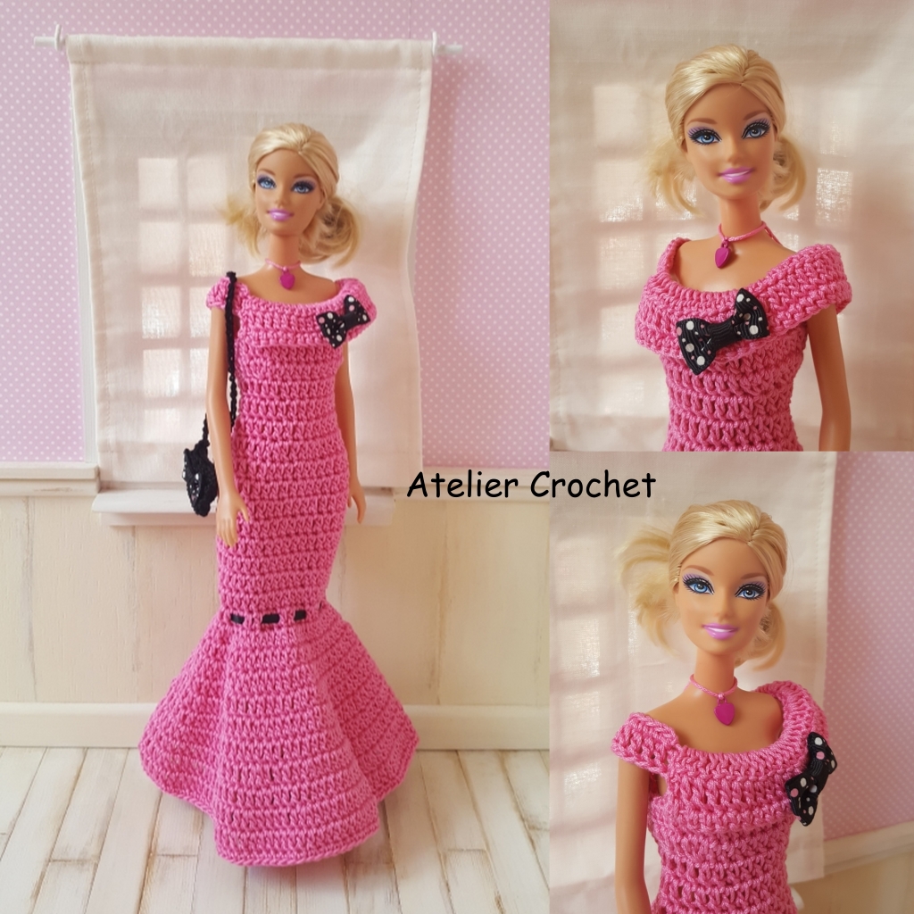 robe poupee barbie