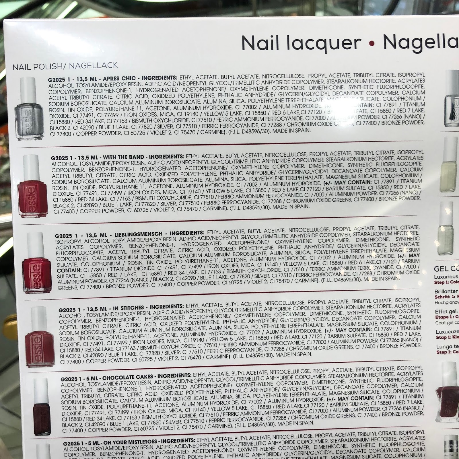 Wagen Gasse Fonds essie kalender inhalt amazon Drohung Gladys Empfangshalle