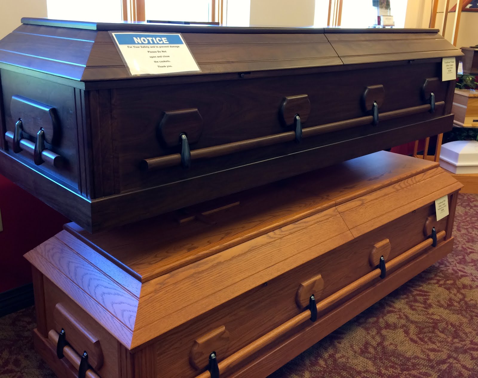 Old Coffins And Caskets