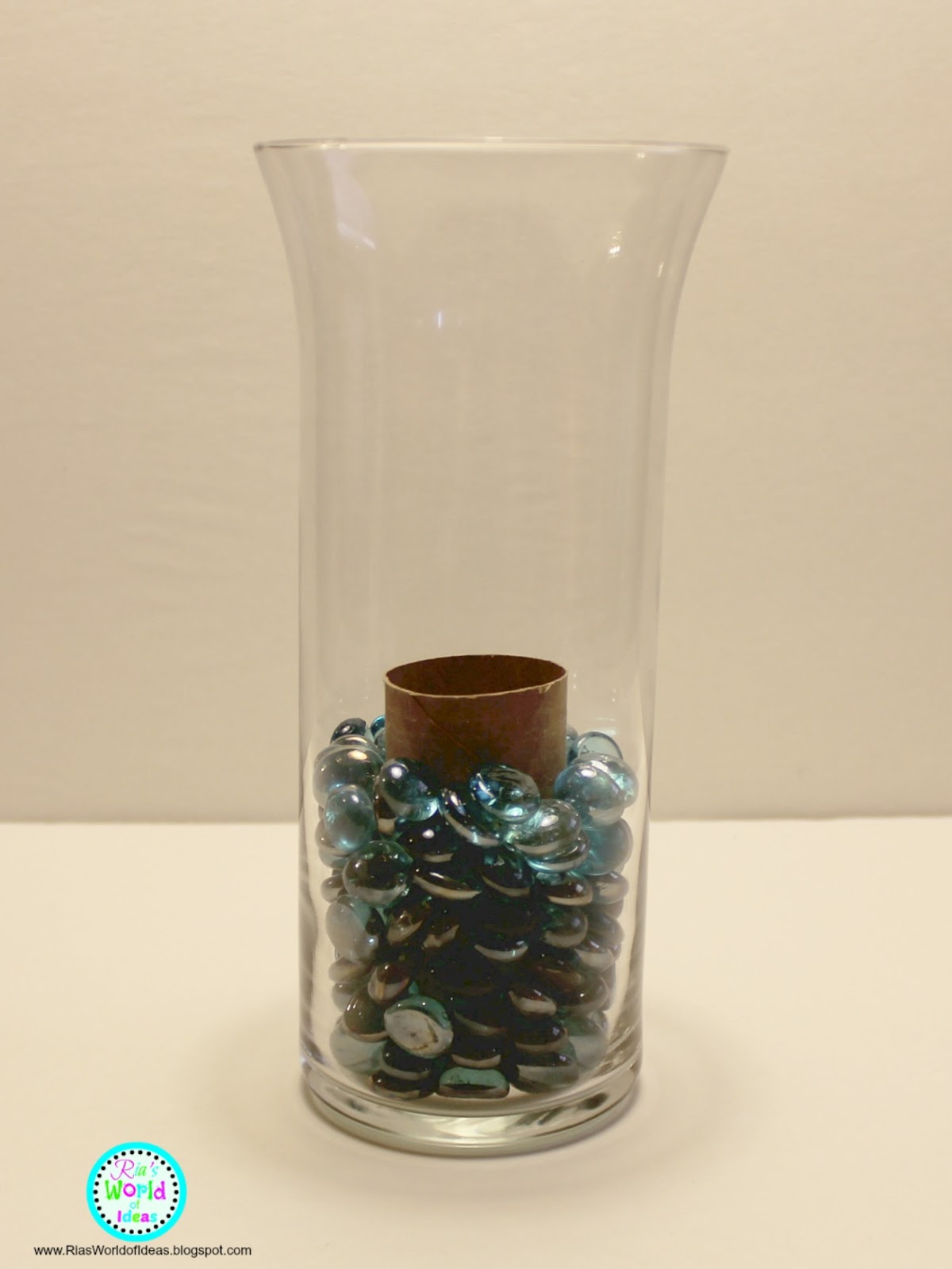 Ria's World of Ideas DIY Dollar Tree Candle Decor