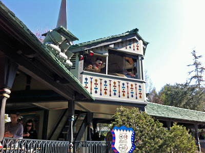 Matterhorn Bobsleds station control Disneyland Abominable
