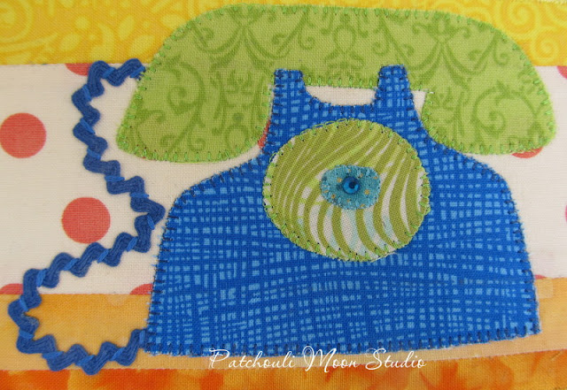 Patchouli Moon Studio~ Fabric Postcards 2018 Wish Upon a Card Challenge